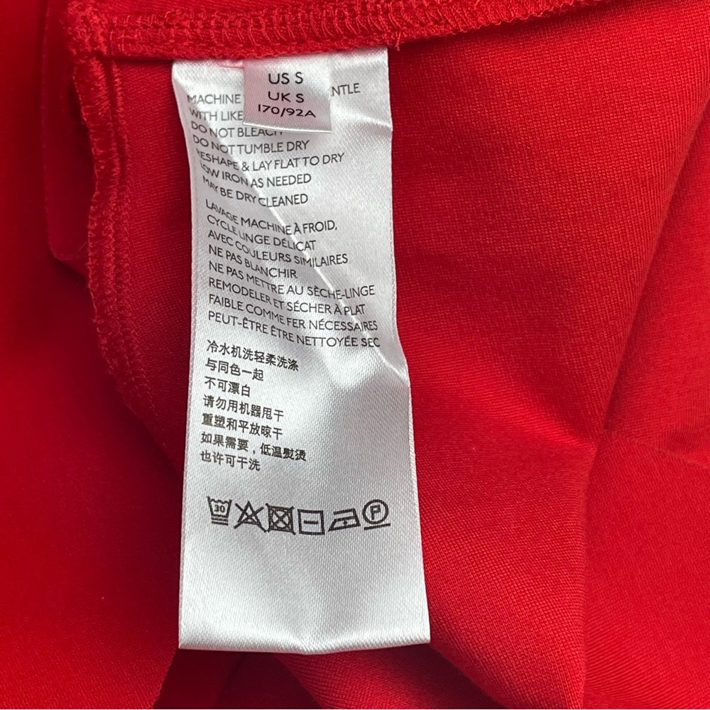 Red Anthropologie Sleeveless Top Size Small NWT - Picture 4 of 6